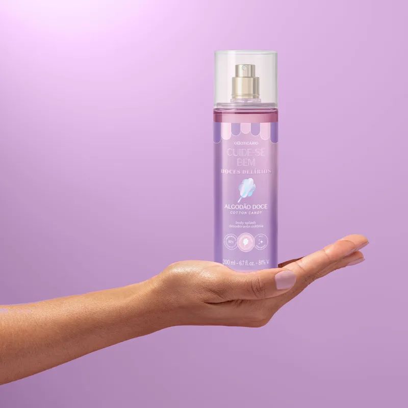 BODY SPLASH DESODORANTE COL�NIA CUIDE-SE BEM DOCES DEL�RIOS ALGOD�O DOCE 200ML